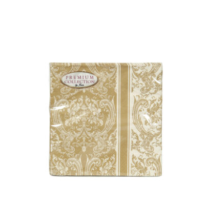 Servetėlės popierinės Auksas 33x33 cm 20 vnt Premium Collection 55329