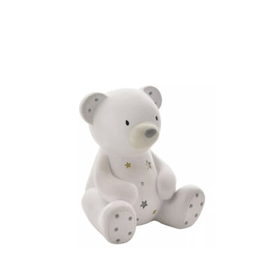 Taupyklė Meškiukas balta 12x11x9 cm CG1111W  Bambino Widdop