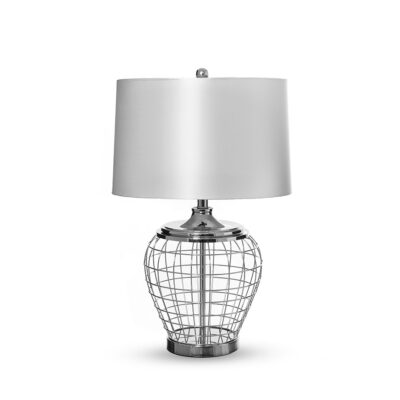 Šviestuvas stalinis metalinis stovas su gaubtu H:65 x W:40 x D:40 cm. SAVEX