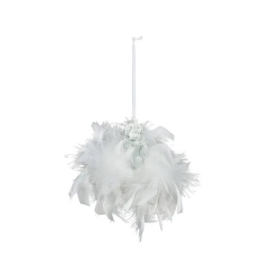 Dekoracija Angelas pūkuose D12xH7 cm Atmosphera 137744B KLD
