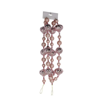 Girlianda 2.1 m rožinė plastikas 8445393506296 kld