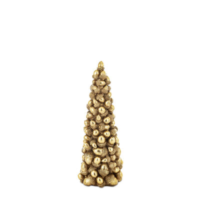 Figūrėlė Eglutė stilizuota polirezin. auksinės sp. 32x12x12 cm 170848 KLD