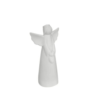Figūrėlė Angelas keramikinė su LED apšvietimu 10x6x20 cm Atmosphera 222437 KLD
