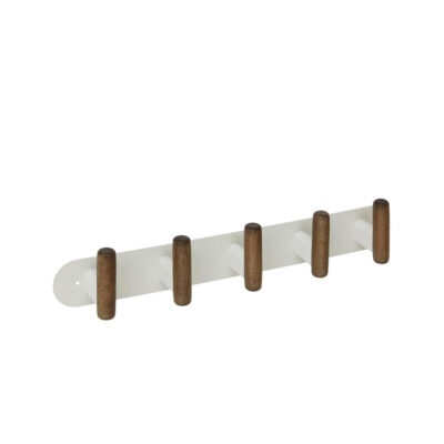 Kabykla drabužiams metalinė 5 kabliai 40x5x7,5 cm 5Five 212795A