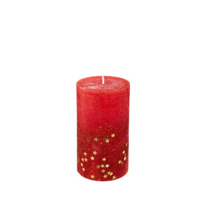 Žvakė raudonos spalvos D7xH12 cm (parafinas) Atmosphera 129848RG KLD