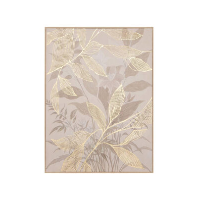 Paveikslas drobė su rėmu Lapai 58x3,5x78 cm Atmosphera 223815