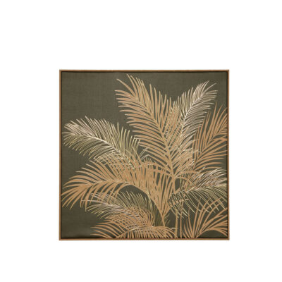 Paveikslas drobė su rėmu Lapai 78x3x78 cm Atmosphera 223841