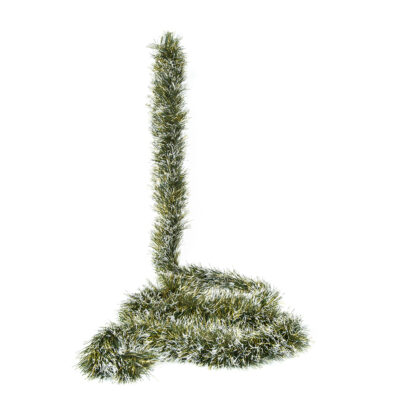 Girlianda kalėdinė eglutei 15 cm x 2.7 m žalia/auksinė 8445393710150 KLD