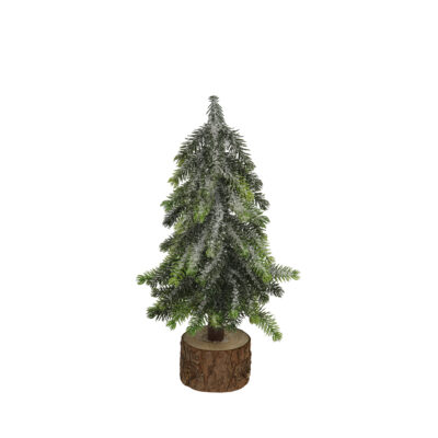 Eglutė dirbtinė vazonėlyje su šerkšnu 27 cm 8430540992695 KLD