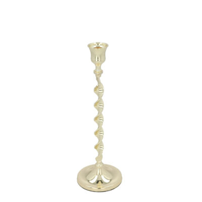 Žvakidė metalinė 8.5x26 cm aukso sp. 8445393495743