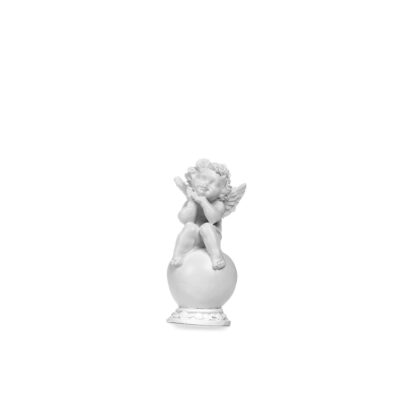 Figūrėlė Angelas 4x4x9 cm polirezininis 53686