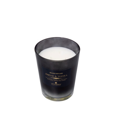 Žvakė stikliniame indelyje juodmedžio ir tonka kv. 855 g D13xH16 cm Atmosphera