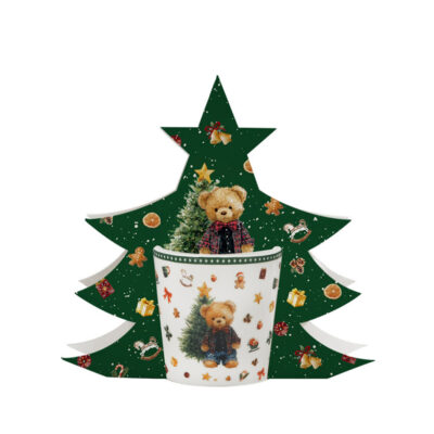 Puodelis porcelianinis Teddy 400 ml DUO KLD