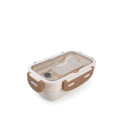 Dėžutė maistui su įrankiais plastikinė 900 ml 21x11,5x13,5 cm (mix) Thermosport