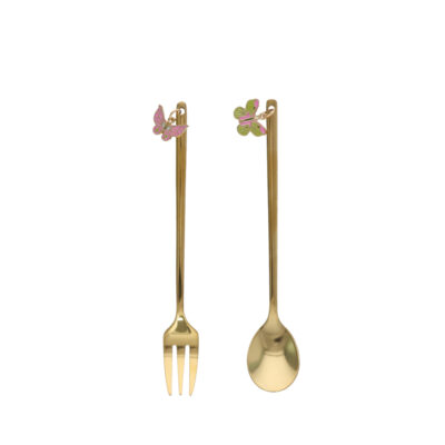 Stalo įrankių rinkinys 2 vnt. 14x3 cm aukso sp. 8445393693354 KLD