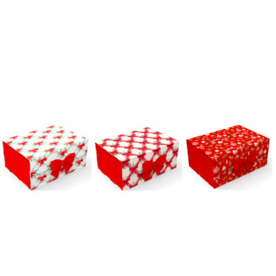 Dėžutė dovanoms pakuoti 39x28x17.8 cm (mix 3) 8445393674612 KLD